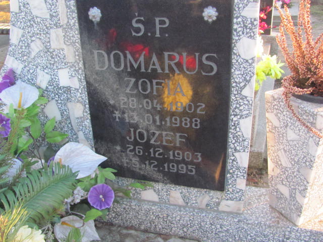 Józef Domarus 1903 Pomieczyno - Grobonet - Wyszukiwarka osób pochowanych