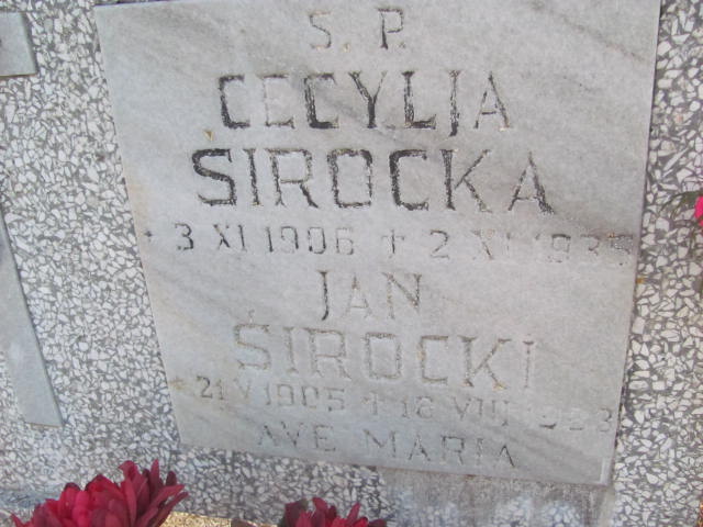 Jan Sirocki 1905 Pomieczyno - Grobonet - Wyszukiwarka osób pochowanych