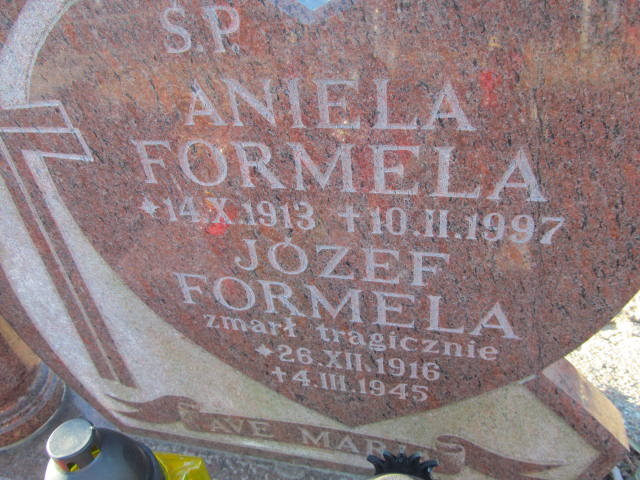 Józef Formela 1916 Pomieczyno - Grobonet - Wyszukiwarka osób pochowanych