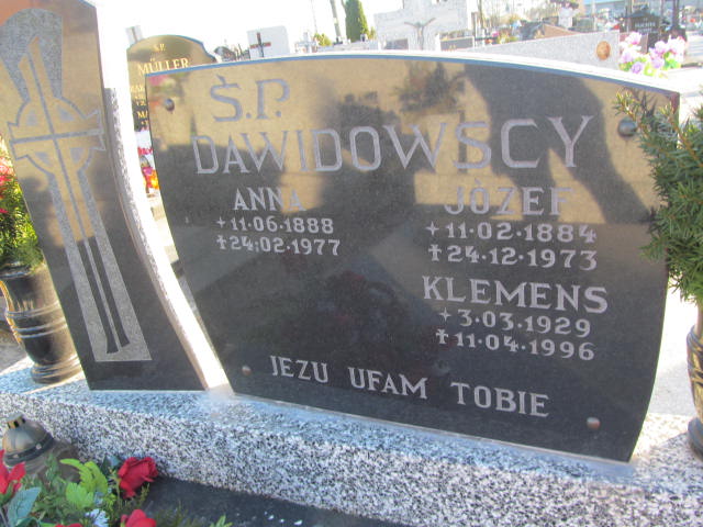 Józef Dawidowski 1884 Pomieczyno - Grobonet - Wyszukiwarka osób pochowanych
