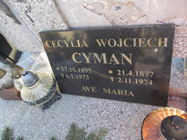 Cecylia Cyman 1895 Pomieczyno - Grobonet - Wyszukiwarka osób pochowanych
