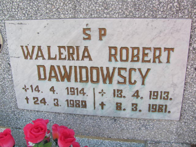 Robert Dawidowski 1913 Pomieczyno - Grobonet - Wyszukiwarka osób pochowanych